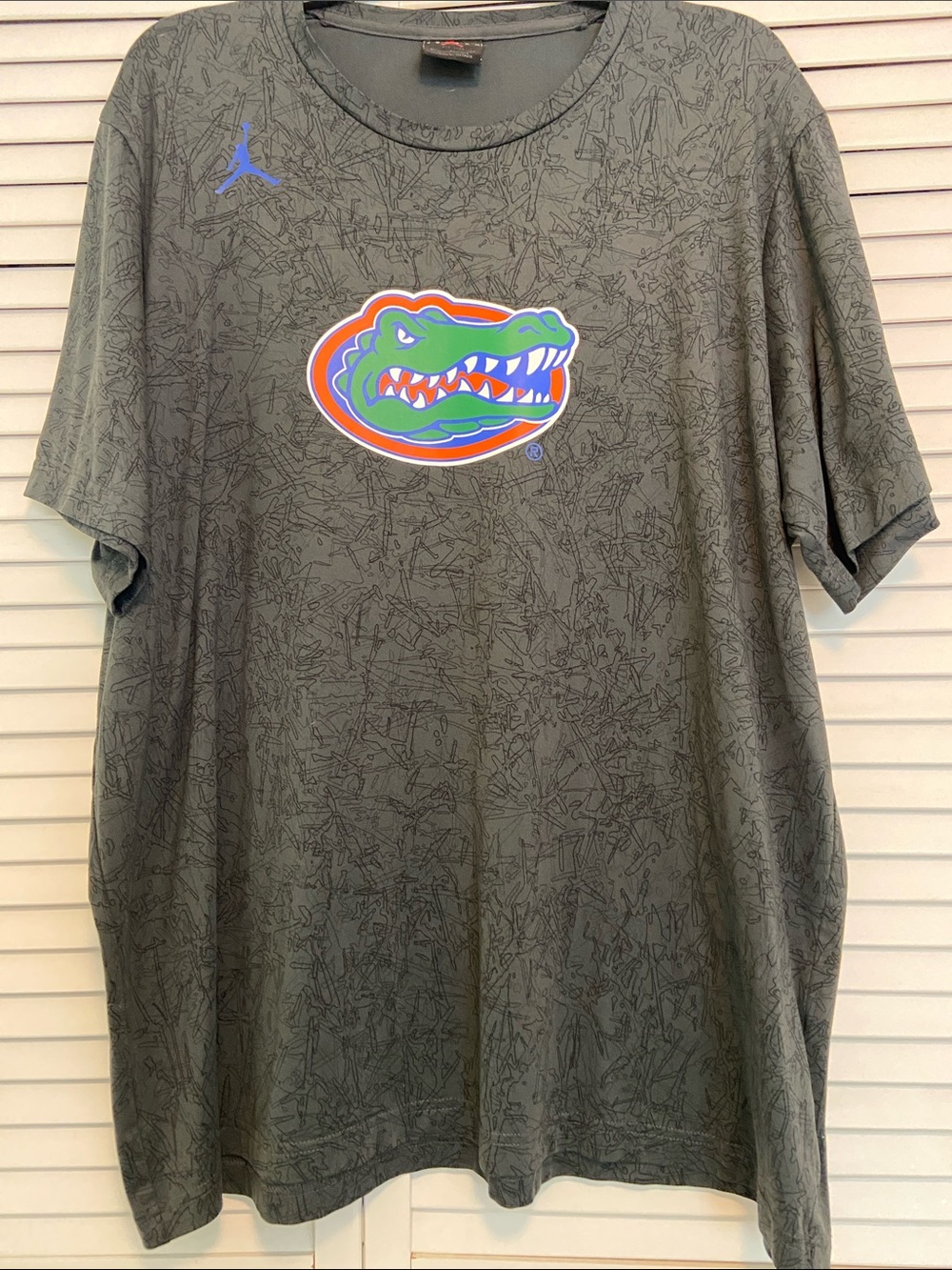 Nike Jordan Florida Gators Dri-Fit Practice Team Shirt Men's XL DQ9565-060 Gray